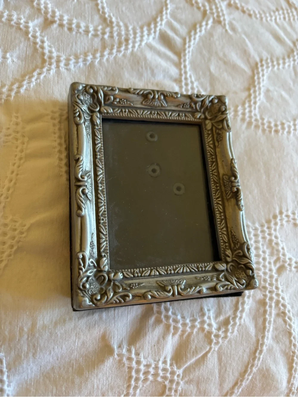 Decorative Ornate Picture Frame - Silver 2 1/2x 3 1/2